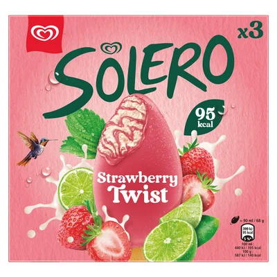 Ola Solero Strawberry Twist 3x90 ml