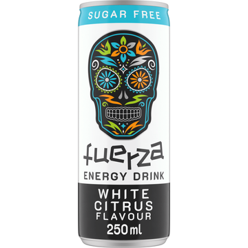 Fuerza Energy Drink White Citrus Flavour 250ML