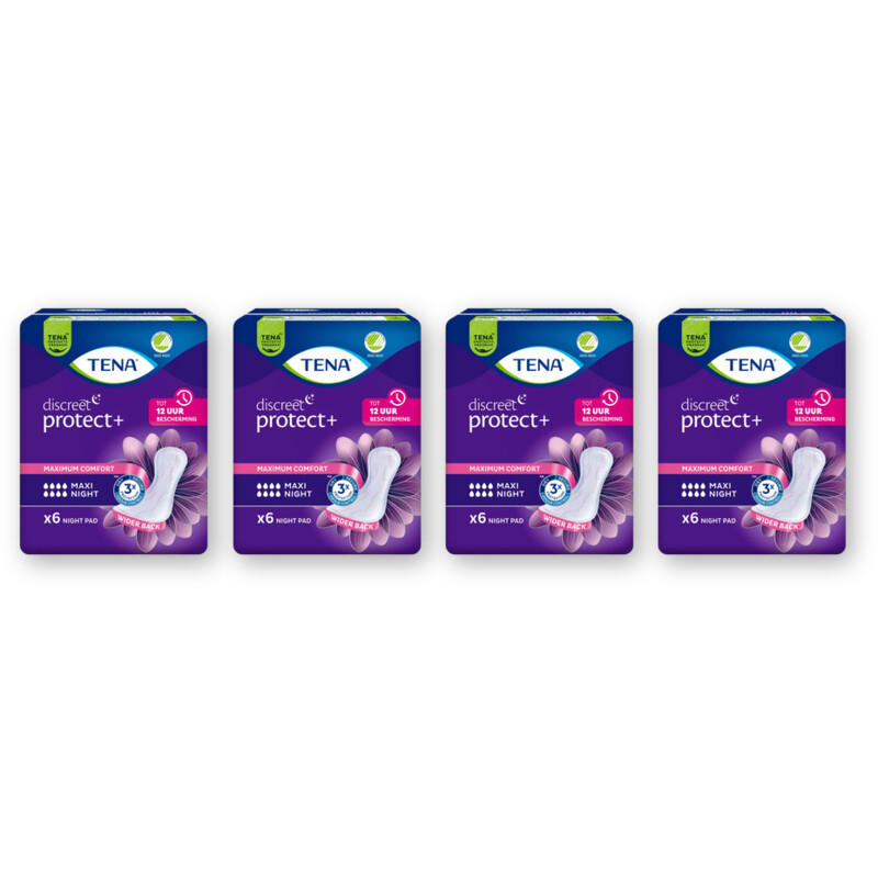 Tena Discreet protect max nght mndverband 4pk