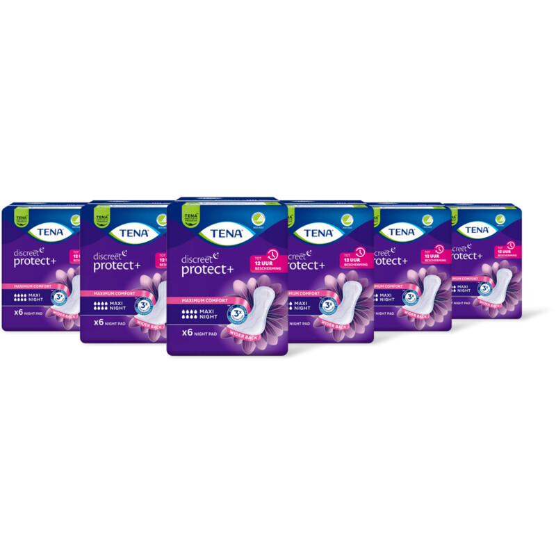 Tena Discreet protect max nght mndverband 6pk