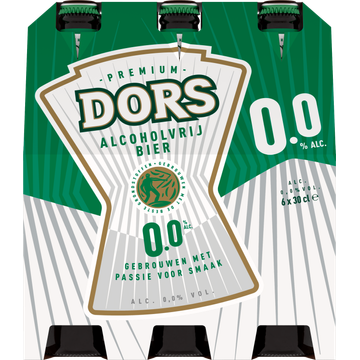 Dors Premium Bier - Alcoholvrij 0.0%  - 6 x 300ML