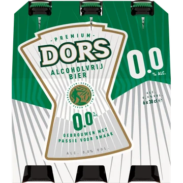 Dors Premium Bier - Alcoholvrij 0.0%  - 6 x 300ML