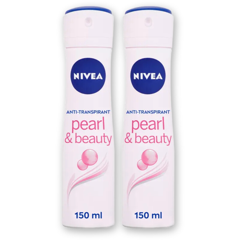 NIVEA Pearl/beauty anti transpirant spray 2pk