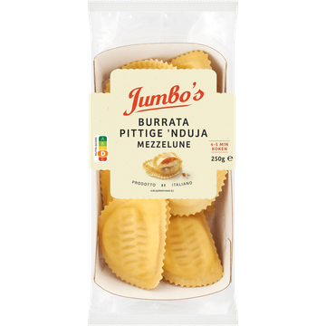 Jumbo's Mezzelune Burrata & Pittige 'Nduja 250 g