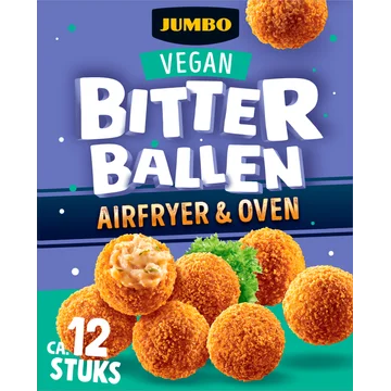Jumbo Vegan Bitterballen Airfryer & Oven ca. 12 Stuks