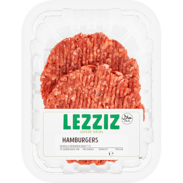 Lezziz Hamburgers Rund 2 Stuks