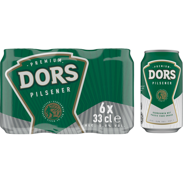 Dors - Premium Pilsener - Blik - 6 x 330ML