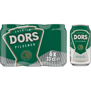 Dors - Premium Pilsener - Blik - 6 x 330ML
