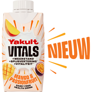 Yakult Vitals Mango & Passionfruit 200ML