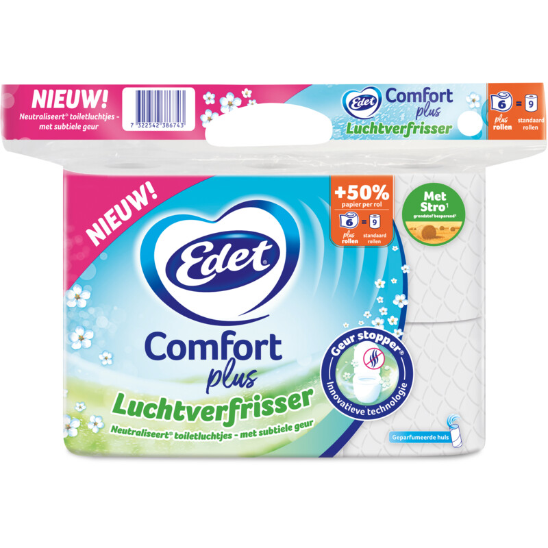 Edet Comfort Lucht 3 Laags 6 Stuks