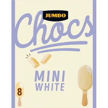Jumbo Chocs Mini Wit 8 Stuks