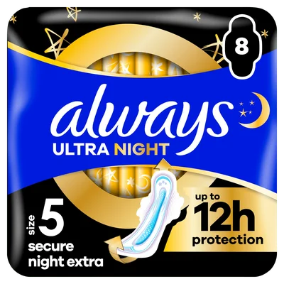 Always Ultra secure night extra maandverband