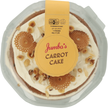 Jumbo Carrot Cake Taartje