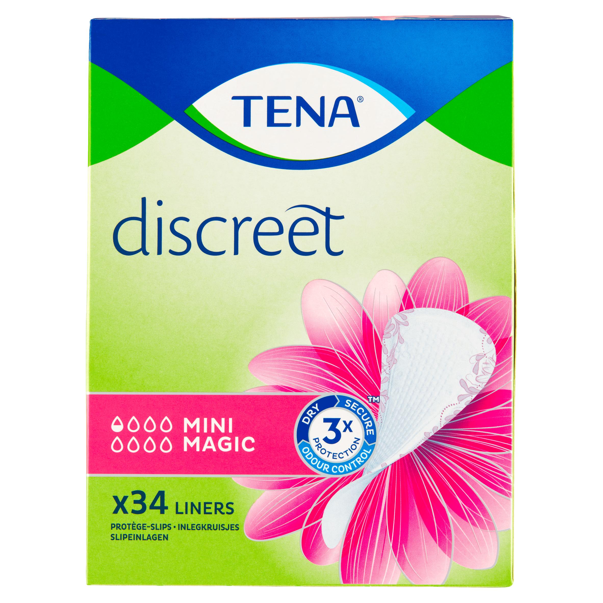 Tena Discreet mini magic inlegkruisjes