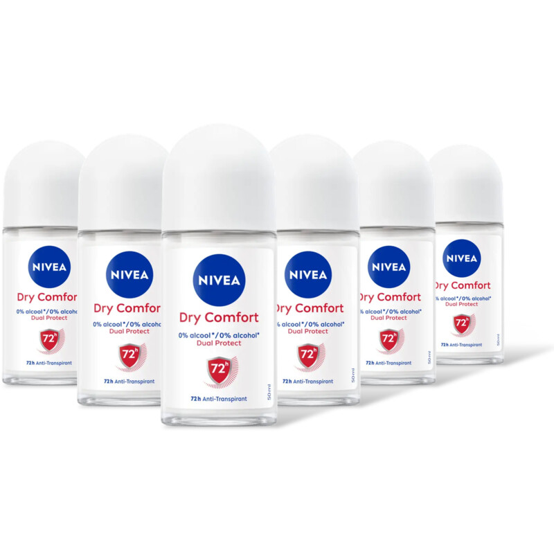 NIVEA Dry comfort anti transpirant rol 6pck