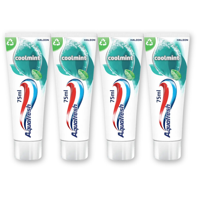 Aquafresh Cool mint tandpasta gezonde tanden 4pck