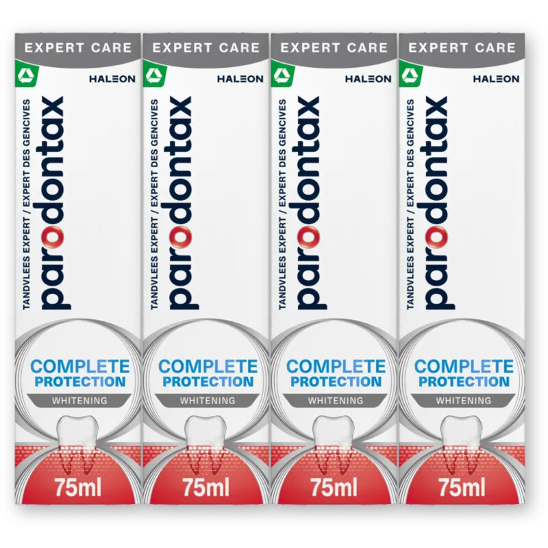 Parodontax Complete protect whitening tandpasta 4pk