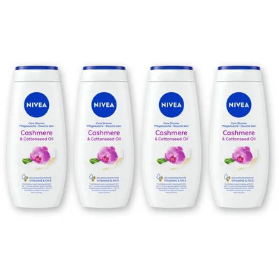 NIVEA Cashmere & cottonseed oil douchegel 4pck