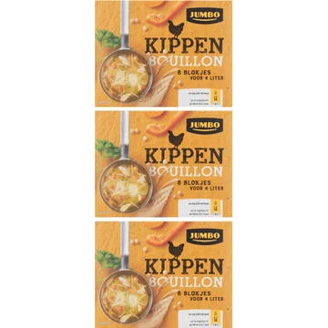 Jumbo kippen bouillonblokjes 3 x 8 stuks