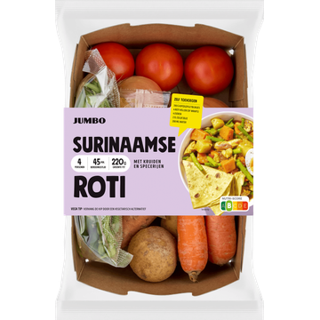 Jumbo Surinaamse Roti Verspakket 4 Personen