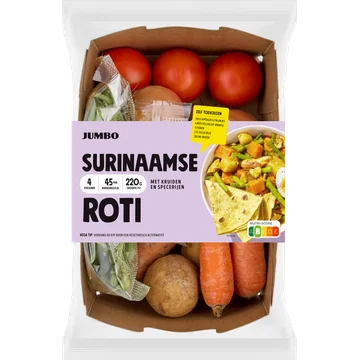 Jumbo Surinaamse Roti Verspakket 4 Personen
