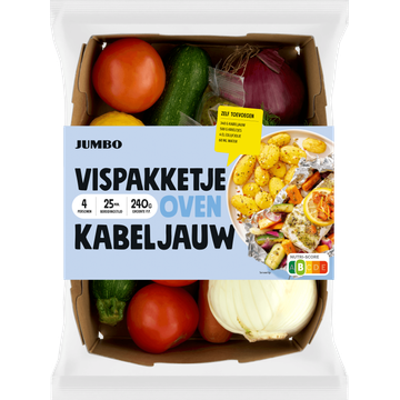Jumbo Vispakketje Kabeljauw Verspakket 4 Personen