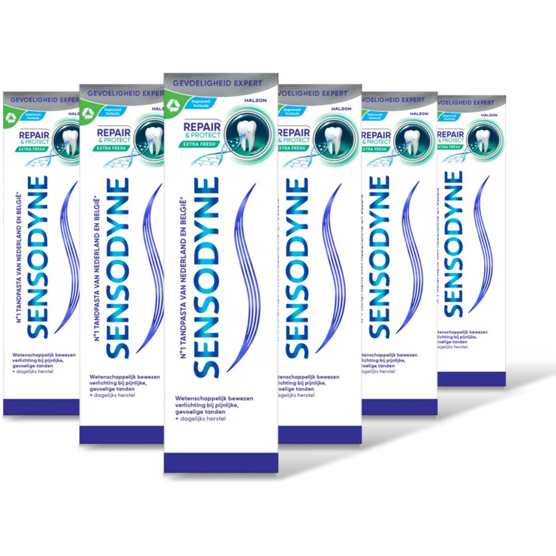 Sensodyne Repair & protect xtr fresh tandpasta 6pk