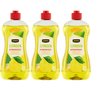 Jumbo Citroen Afwasmiddel 3 x 500ml