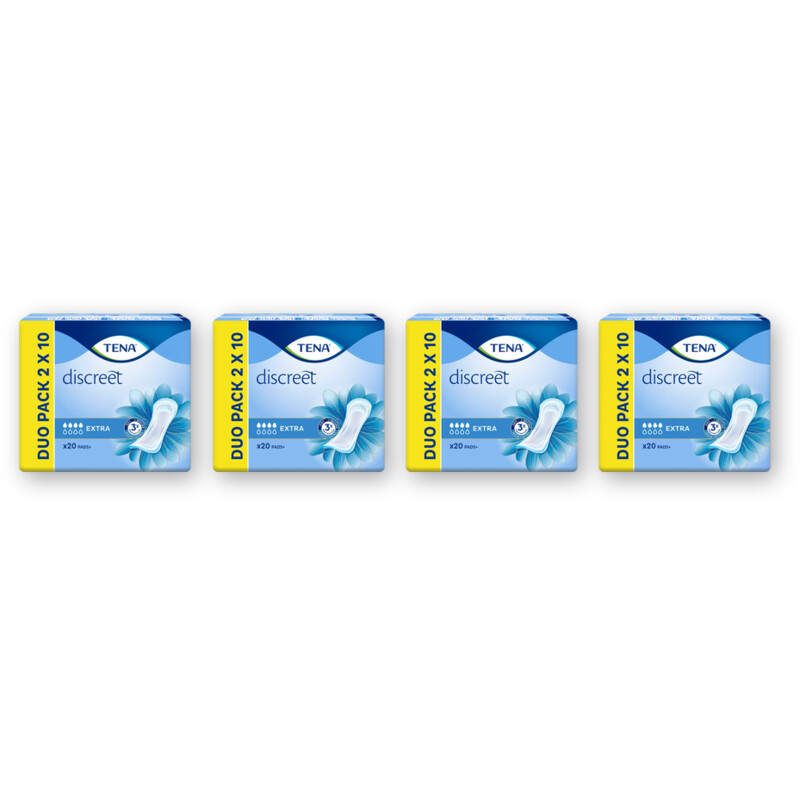 Tena Discreet extra inlegkruisje duo pack 4pk
