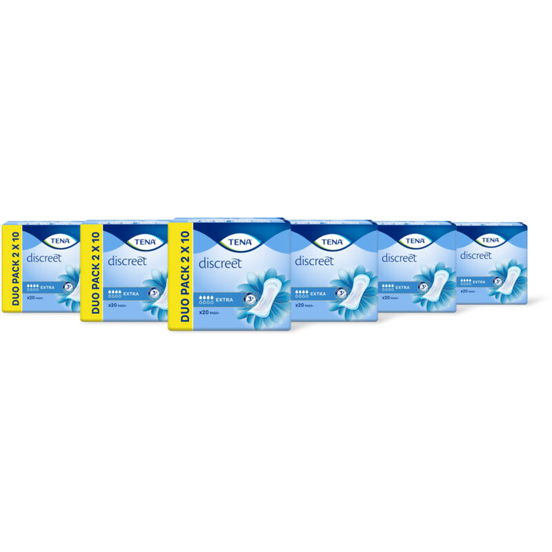Tena Discreet extra inlegkruisje duo pack 6pk