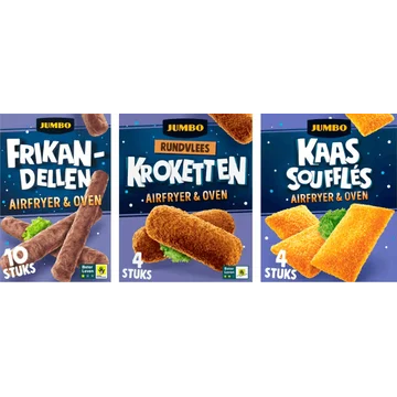 Jumbo Kroketten, Frikandellen en Kaassouflés