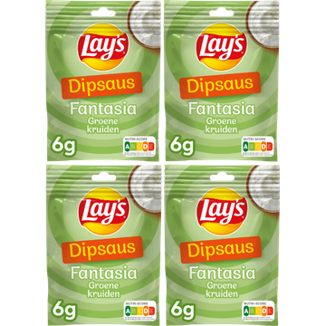 Lay's Dipsaus Fantasia Groene Kruiden 6 g