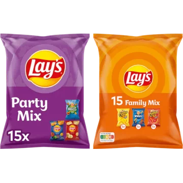Lays Chips Feest Mix 2 x 15 zakjes