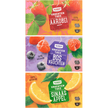 Jumbo Vruchten Thee 3 x 20 Stuks