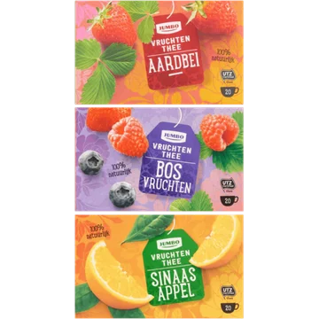Jumbo Vruchten Thee 3 x 20 Stuks