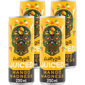 Fuerza Juiced Energy Mango 4 x 250ML