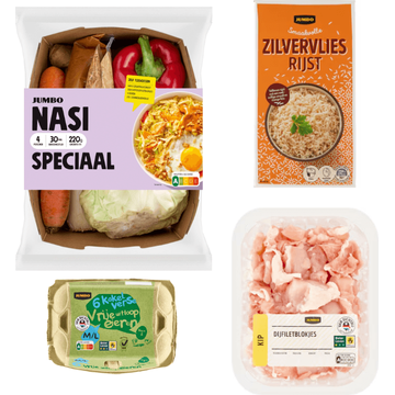Jumbo Verspakket Indonesische Nasi Speciaal 4 Personen