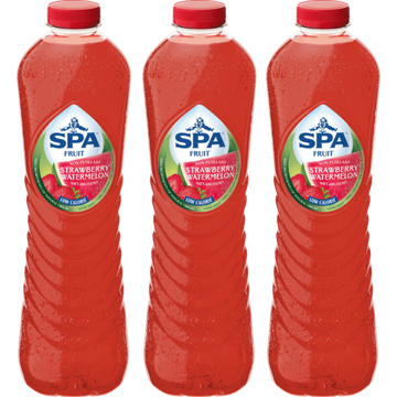 SPA FRUIT Niet-Bruisende Fruitige Frisdrank Strawberry Watermelon 3 x 1,25 L