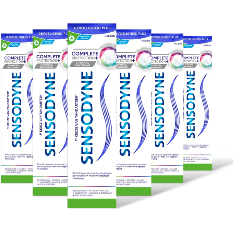 Sensodyne Complete protect advanced whitening 6pck