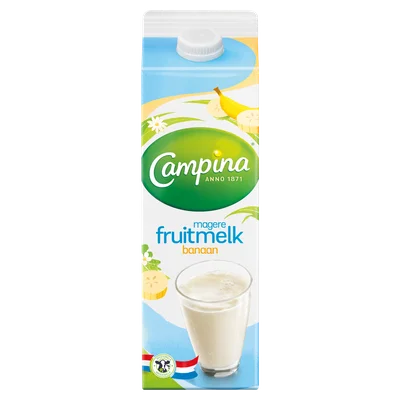 Campina Slagroomvla & Campina Vla Banaan