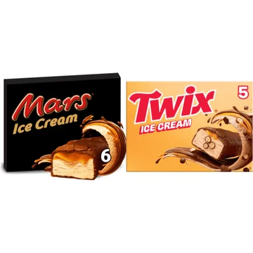 Mars & Twix ijs