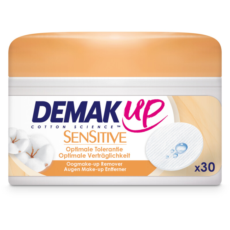 Demak'Up Sensitive oogmake-up remover pads