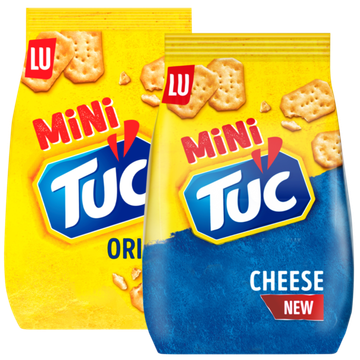 LU TUC Mini's Original en Cheese 2 x 100g