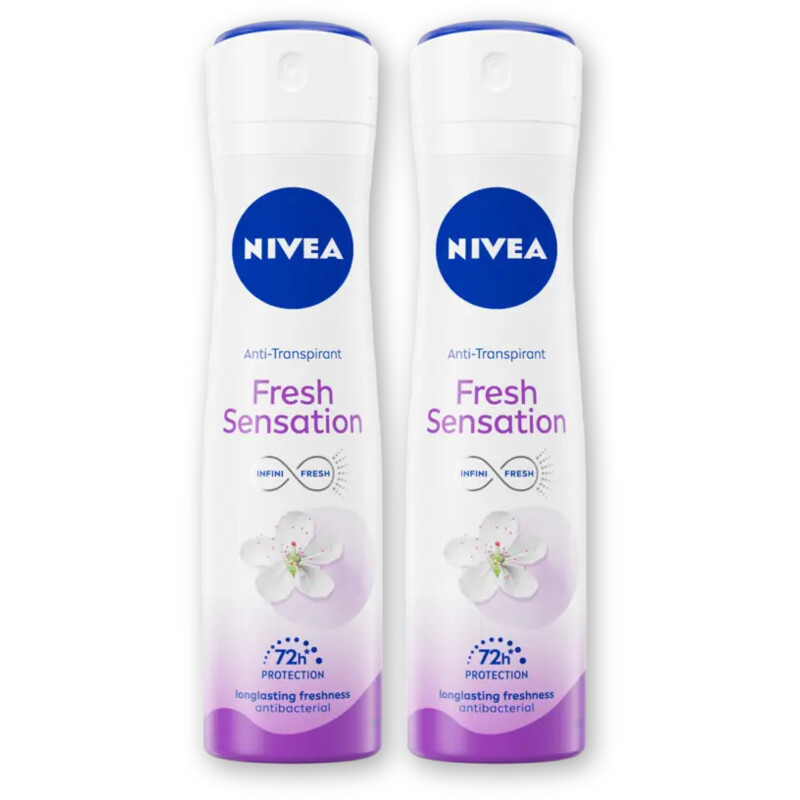 NIVEA Fresh sensation anti transp spray 2pk