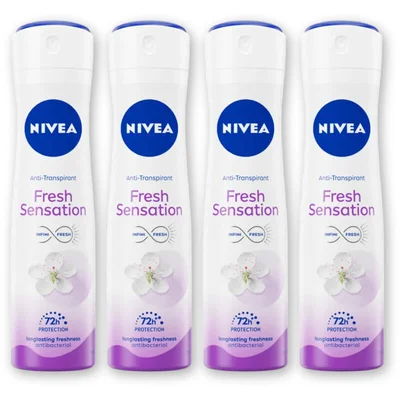 NIVEA Fresh sensation anti transp spray 4pk