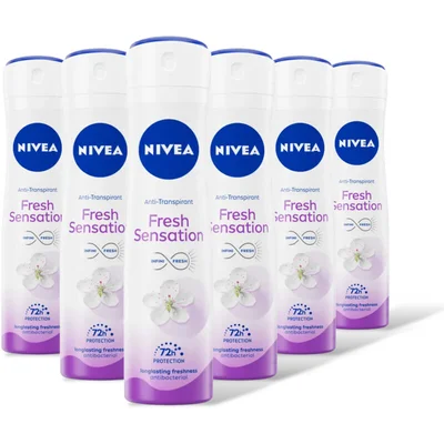 NIVEA Fresh sensation anti transp spray 6pk