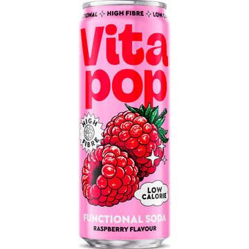 Vita Pop Soda Raspberry 330ML