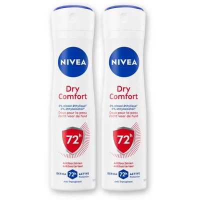 NIVEA Dry comfort anti-transpirant spray 2-pck