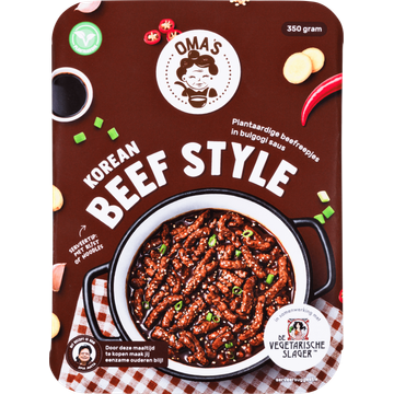 Oma's Korean Beef Vega 350gr