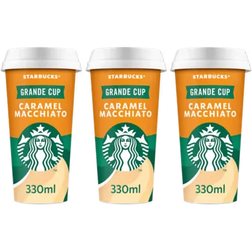 Starbucks Chilled Coffee Caramel Macchiato ijskoffie 3 x 330ml